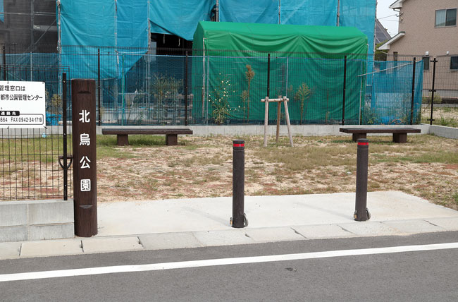 (特)標識柱・平板ベンチ3B号